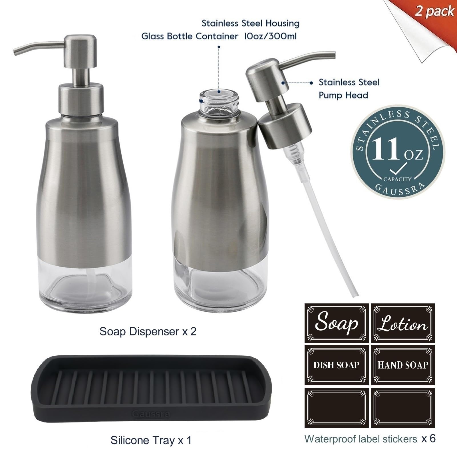 Dispensador de Jabón Gaussra – Elegancia para tu Hogar
